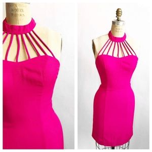Vintage Fuchsia Party dress